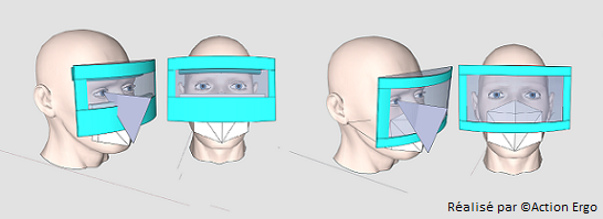 Conception d'un masque - résolution d'un problème de visibilité